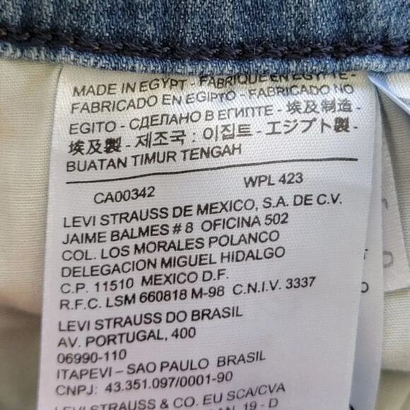 Levis Bootcut Jeans Womens Size 10 Blue Mid Rise Stretch Denim Classic Pockets - Picture 9 of 11
